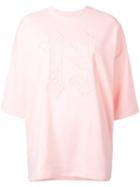Fenty X Puma - Lace Trim Sweatshirt - Women - Cotton/nylon - Xs, Pink/purple, Cotton/nylon