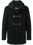 Herno Hooded Duffle Coat - Black