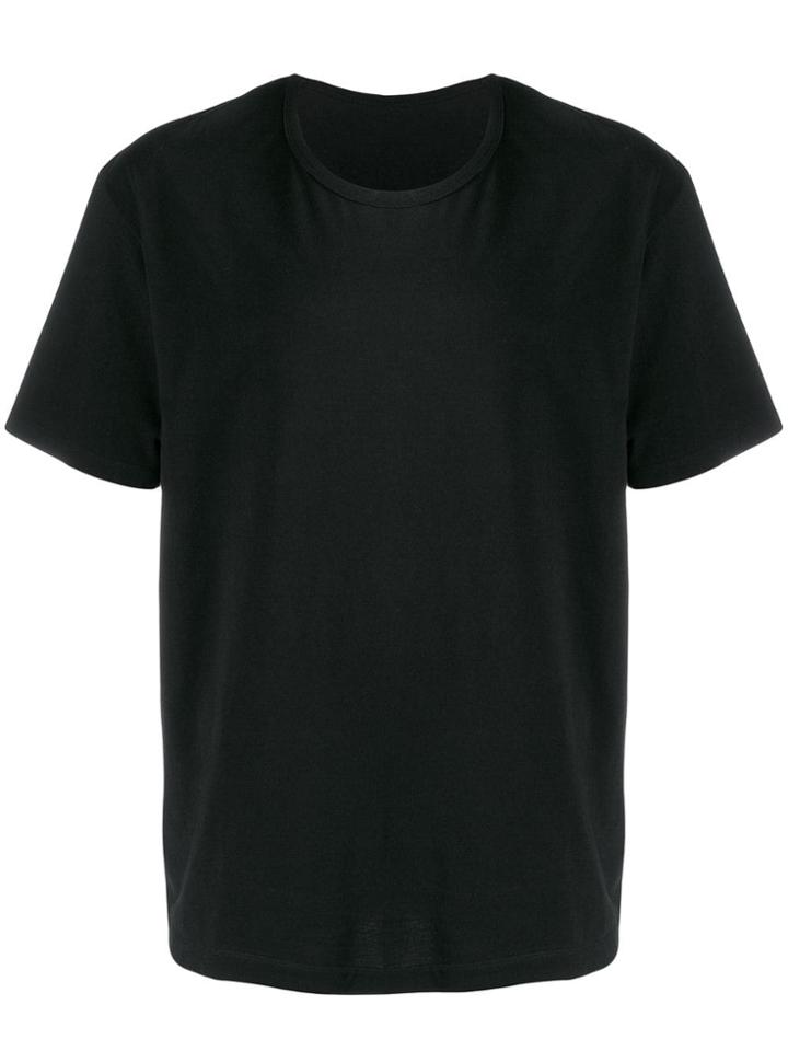 Issey Miyake Men Loose Fit T-shirt - Black