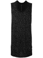 Odeur - 'aestival' Polka-dot Tank Top - Unisex - Cotton - M, Black, Cotton