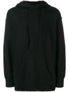 The Viridi-anne Drawstring Hoodie - Black