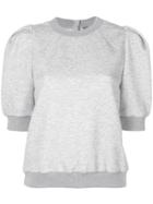 Adam Lippes Puff Sleeve Sweatshirt - Grey