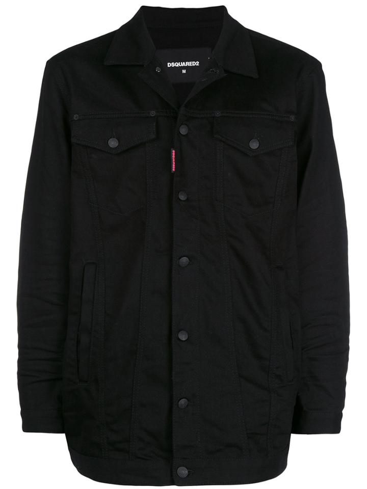 Dsquared2 Be Cool Be Nice Print Shirt - Black