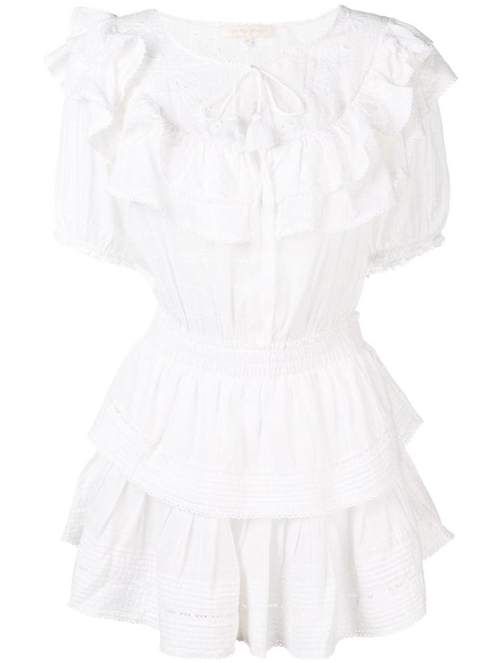 Love Shack Fancy Liv Mini Dress - White