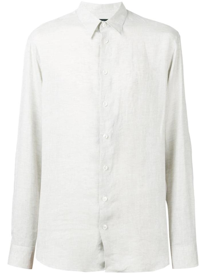 Giorgio Armani Pointed Collar Shirt - Neutrals