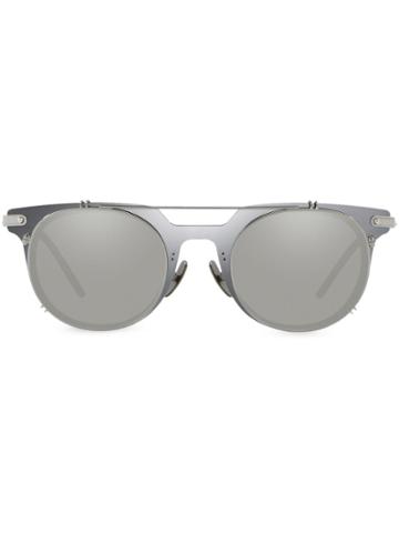 Dolce & Gabbana Eyewear Round-frame Sunglasses - Silver