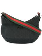 Gucci Vintage Gg Shelly Line Cross Body Shoulder Bag - Black