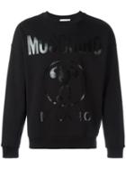 Moschino Logo Print Sweatshirt, Men's, Size: Medium, Black, Cotton