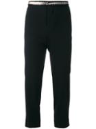Dsquared2 - Metallic Coin-embroidered Trousers - Women - Polyester/spandex/elastane/acetate/viscose - 40, Black, Polyester/spandex/elastane/acetate/viscose