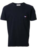 Maison Kitsuné Tricolour Fox T-shirt, Men's, Size: Medium, Black, Cotton