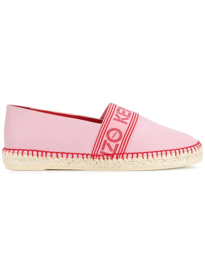 Kenzo Logo Espadrilles - Pink & Purple
