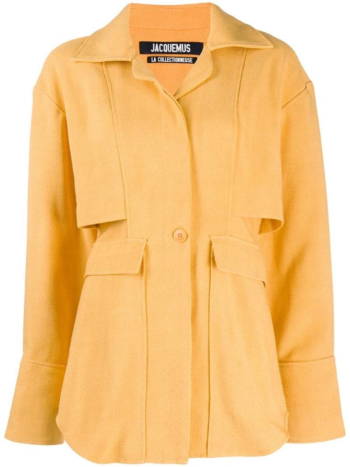 Jacquemus La Chemise Monceau Layered Shirt - Orange