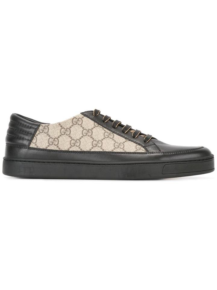 Gucci Gg Supreme Sneakers - Black