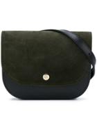 Closed Snap-fastened Belt Bag - Green