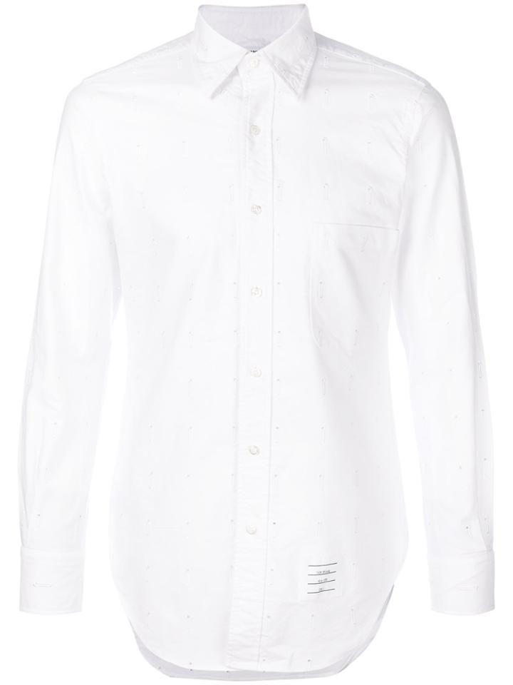 Thom Browne Perforated Shirt - White