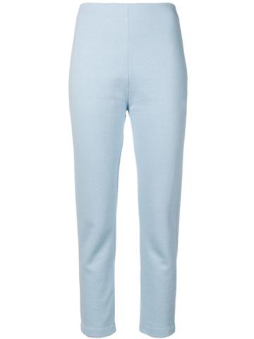 A Plan Application High Waist Skinny Trousers - Blue
