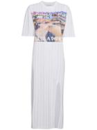 Filles A Papa Venice Beach Jersey Dress - White