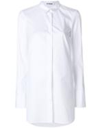 Jil Sander Asymmetric-hem Shirt - White