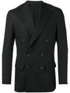 Umit Benan Double-breasted Blazer - Black