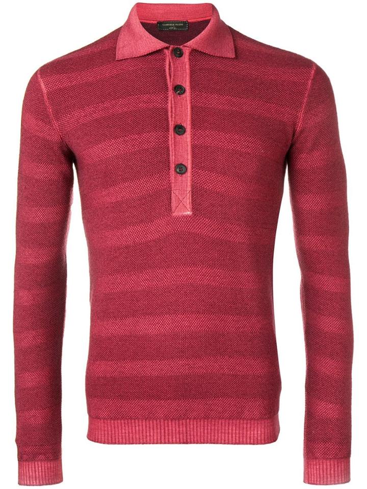 Gabriele Pasini Buttoned Sweater - Red