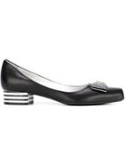 Emporio Armani 'nero' Strapped Pumps