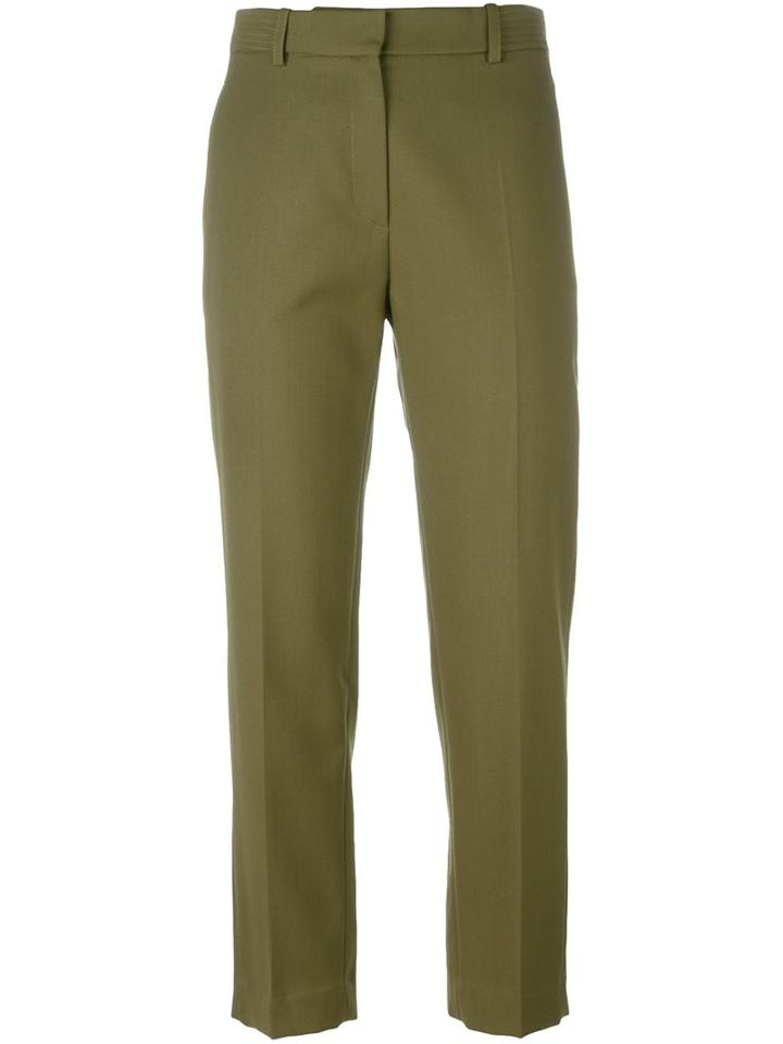 Christian Wijnants 'piro' Tailored Trousers, Women's, Size: 42, Green, Virgin Wool
