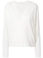 Cruciani V-neck Sweater - White