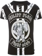 Philipp Plein Fight Club Printed T-shirt, Men's, Size: Xl, Black, Cotton