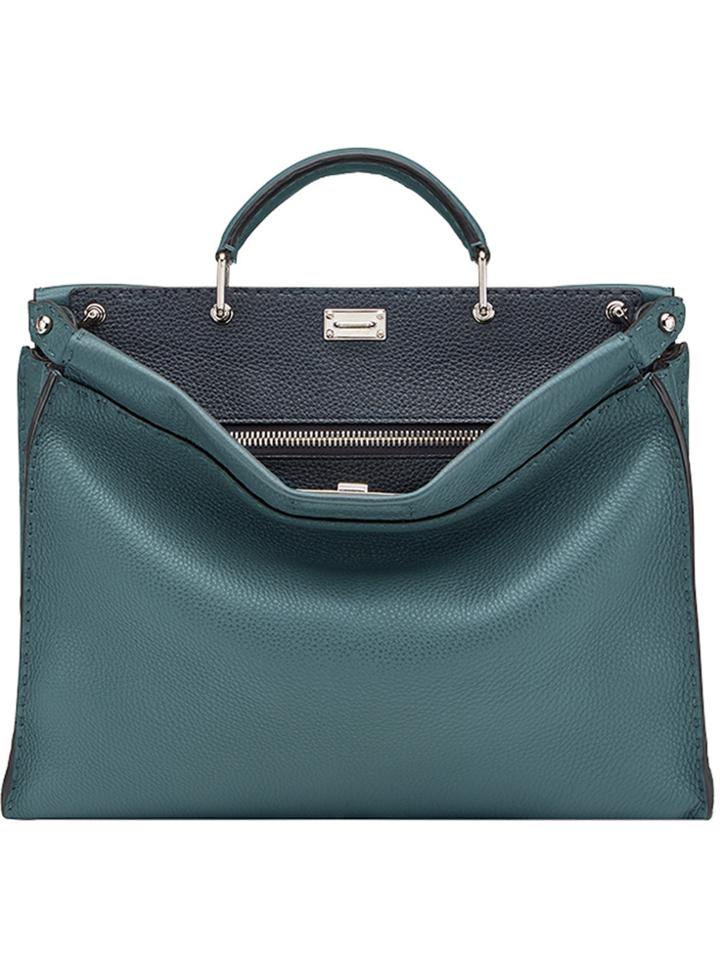 Fendi Peekaboo Fit Tote Bag - Green