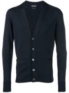 Tom Ford Long-sleeve Fitted Cardigan - Blue