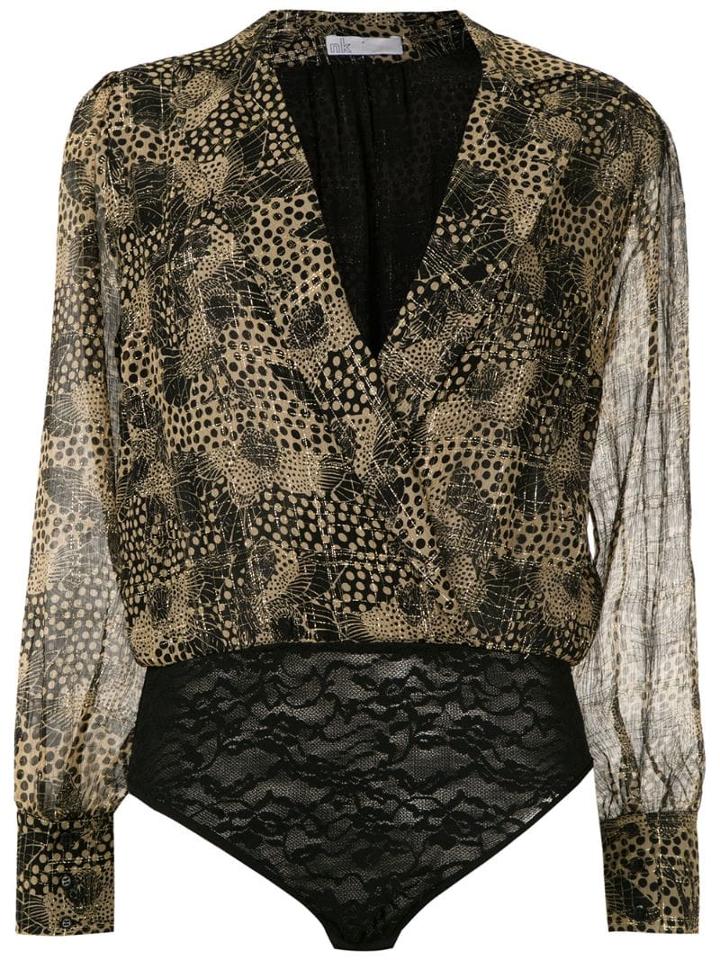 Nk Asas Keiko Silk Bodysuit - Black