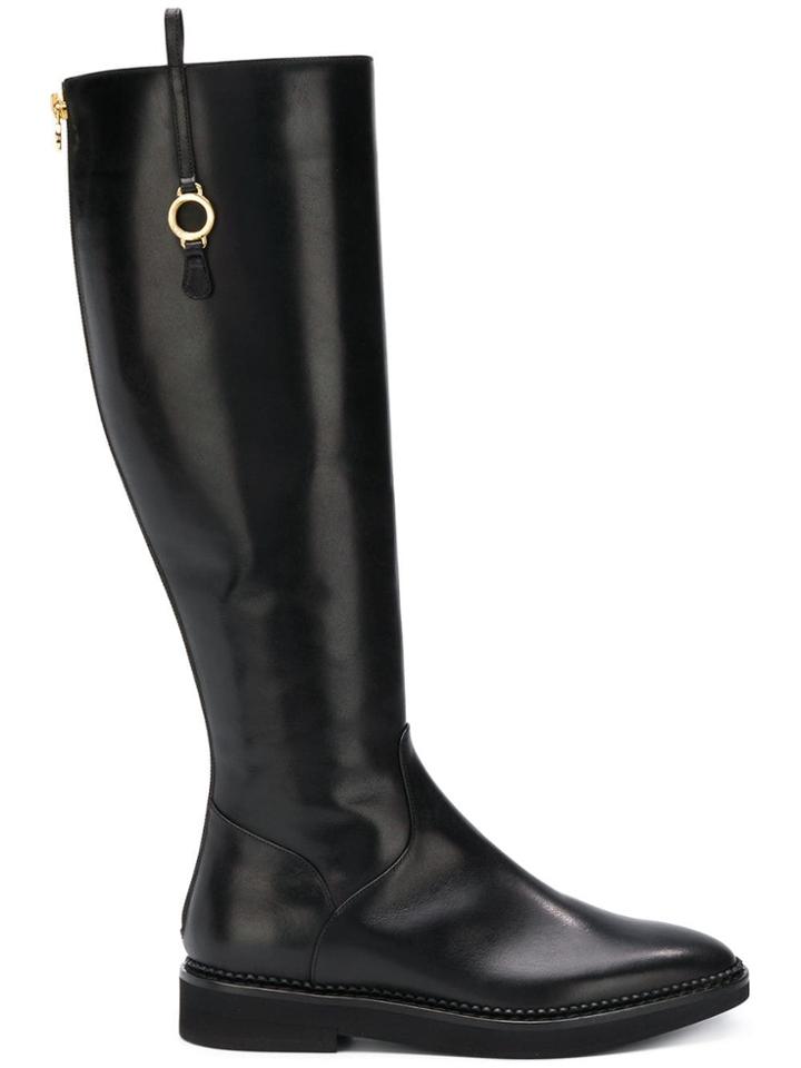 L'autre Chose Knee High Boots - Black