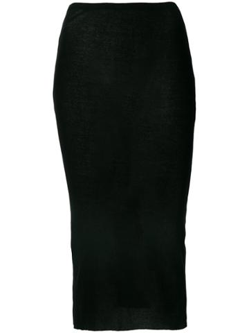 Serien&deg;umerica Fitted Midi Skirt - Black