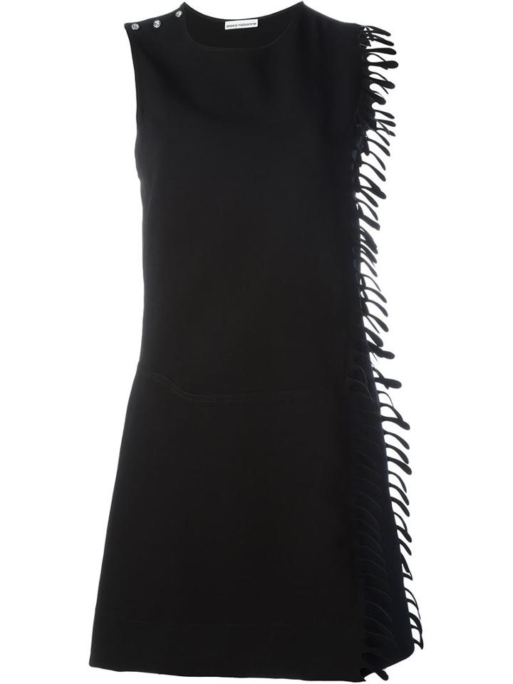 Paco Rabanne Fringe Detail Sleeveless Dress