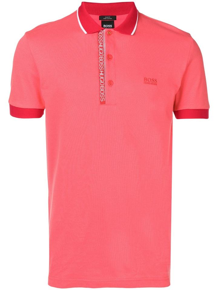 Boss Hugo Boss Logo Polo Shirt - Red