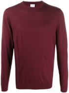 Paul Smith Crew-neck Knit Sweater - Red