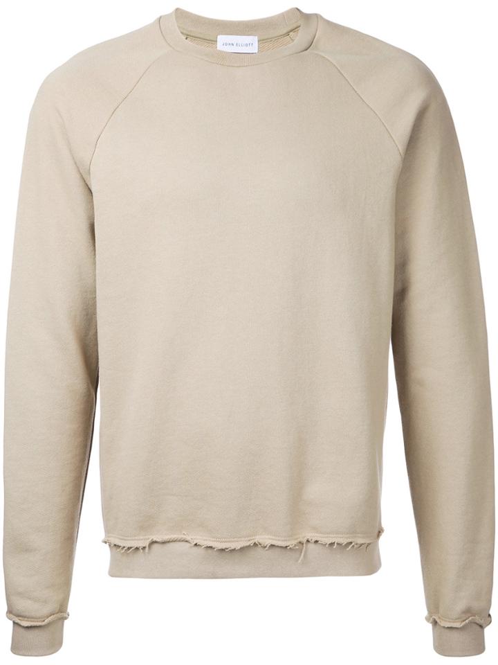 John Elliott Plain Sweatshirt - Nude & Neutrals
