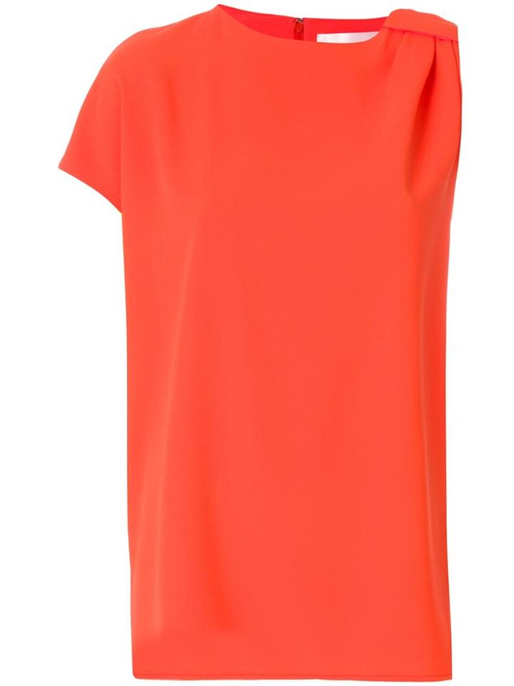 Victoria Victoria Beckham Asymmetric Oversized T-shirt - Yellow