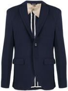 Lc23 Single-breasted Fitted Blazer - Blue