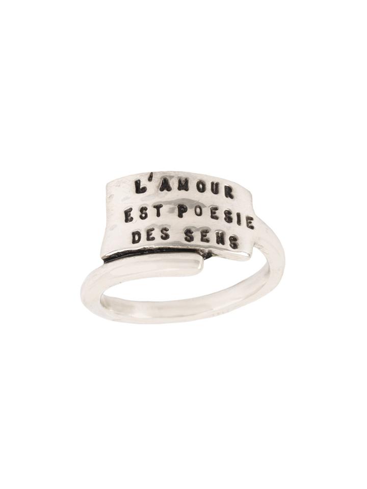 Thoraval Bague Poesie Ring - Metallic