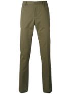 Etro - Classic Chinos - Men - Cotton - 48, Green, Cotton