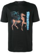Versace - Printed T-shirt - Men - Cotton - M, Black, Cotton
