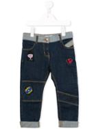 Little Marc Jacobs Patch Jeans, Girl's, Size: 8 Yrs, Blue