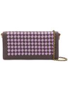 Bottega Veneta Portaf. In. Check/na/ot.d.g.br - Purple