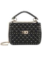 Valentino - Valentino Garavani Rockstud Crossbody Bag - Women - Leather/metal - One Size, Black, Leather/metal
