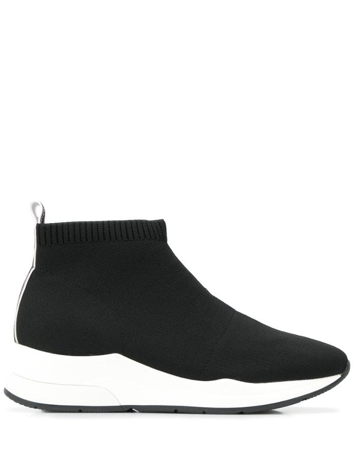 Liu Jo Knit Style Sock Sneakers - Black