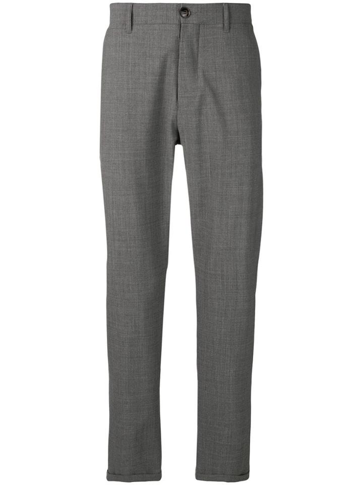 Eleventy Straight-leg Trousers - Grey