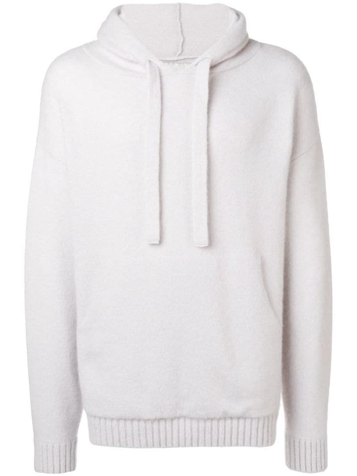 Laneus Knitted Hoodie - Grey