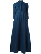 J Brand 'laurel' Dress, Women's, Size: Large, Blue, Cotton/linen/flax