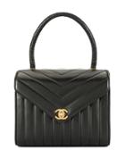 Chanel Pre-owned Mademoiselle Stitch Handbag - Black